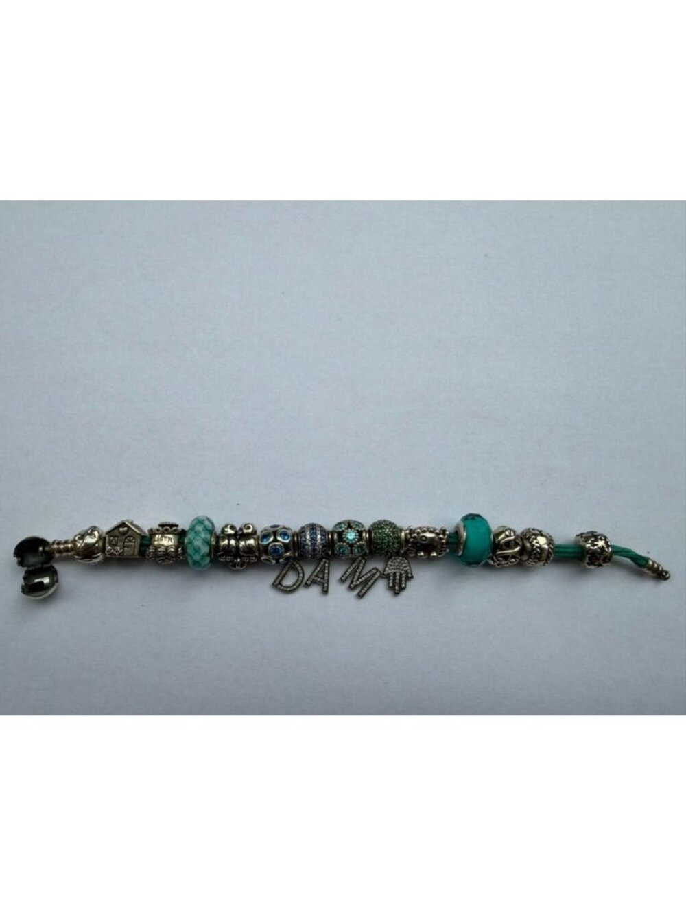PANDORA STERLING SILVER GLASS HAMSA LOVE BIRDS 18 CHARMS BEADS